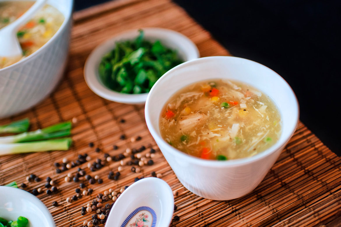 Egg Drop Crab Soup